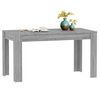 vidaXL Tavolo da Pranzo Grigio Sonoma 140x74,5x76 cm Legno Multistrato