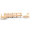 vidaXL Set Divani da Giardino 6 pz in Legno Massello di Pino