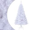 vidaXL Albero di Natale Artificiale con Rami Spessi Bianco 120 cm PVC