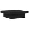 vidaXL Tavolino da salotto Rovere Nero 90 x 90 x 28 cm
