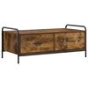 vidaXL Tavolino da salotto Rovere Fumo 99,5 x 49 x 41 cm