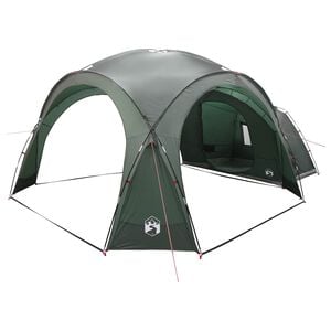 vidaXL Tenda Laterale con tetto Verde militare 410 x 410 x 250 cm