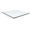 vidaXL Protezione per Materasso a Molle Insacchettate 200x200x5 cm Morbidezza Media