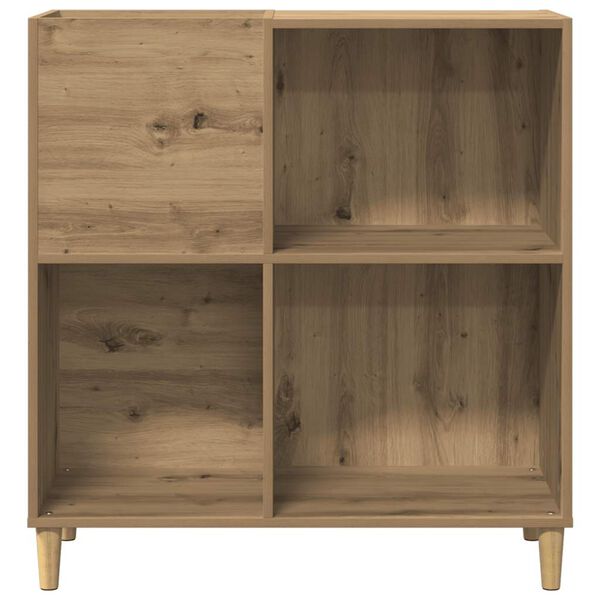 vidaXL Mobile Porta Dischi Artigianale 84,5x38x89 cm Legno Multistrato