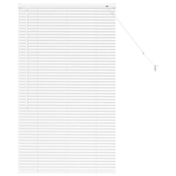 vidaXL Tendaggi a veneziana Bianco 130 x 70 cm Alluminio