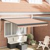 vidaXL Tenda Retrattile Multicolore 350 x 250 cm Tessuto e Metallo