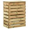vidaXL Compostiera da Giardino a Doghe 80x50x100cm in Pino Impregnato