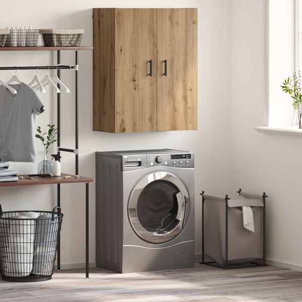 vidaXL Armadietto a muro Rovere artigianale 69,5 x 34 x 90 cm