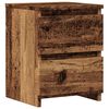 vidaXL Comodino Legno Antico 30x30x40 cm in Legno Multistrato
