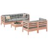 vidaXL Set Divani Giardino 6 pz Cuscini Legno Massello Abete Douglas