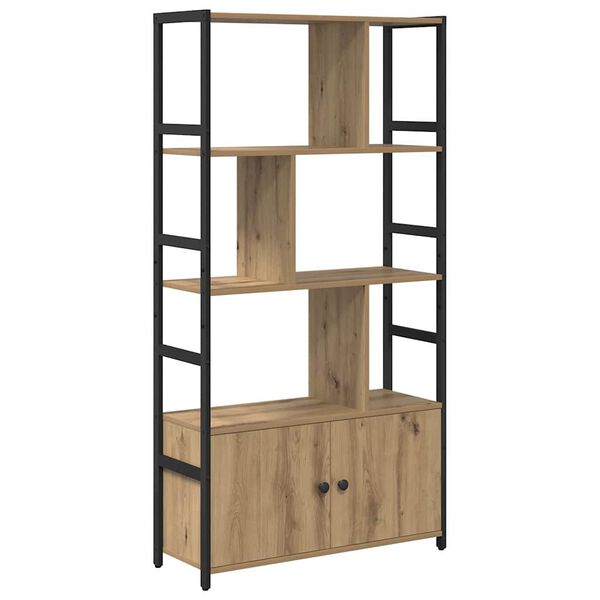 vidaXL Libreria Rovere artigianale 80 x 30 x 155,5 cm