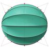 vidaXL Dome Piscina Blu 546 x 516 x 250 cm
