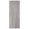 vidaXL Credenza Grigio Sonoma 34,5x34x180 cm in Legno Multistrato