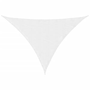 vidaXL Parasole a Vela Oxford Triangolare 3x4x5 m Bianco