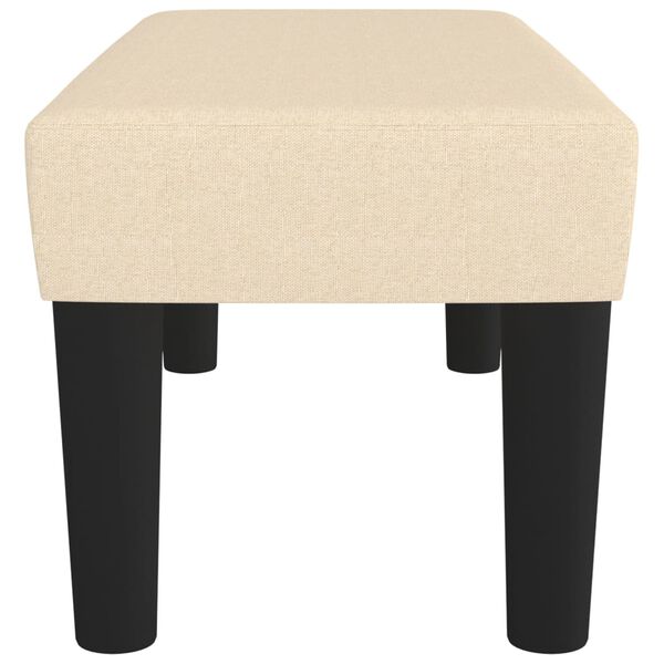 vidaXL Panca Crema 70x30x30 cm in Tessuto