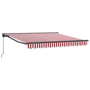 vidaXL Struttura della tenda Rosso e Bianco 300 x 250 cm