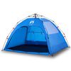 vidaXL Tenda da Spiaggia 2Persone Azzurro Rilascio Rapido Impermeabile