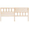 vidaXL Testiera per Letto 206x4x100 cm in Legno Massello di Pino