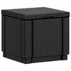 Keter Cubo Pouf Portaoggetti Grafite 213816