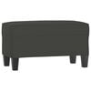 vidaXL Panca grigio scuro 70x35x41 cm in Microfibra