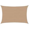 vidaXL Vela Parasole 160 g/m&sup2; Tortora 5x7 m in HDPE