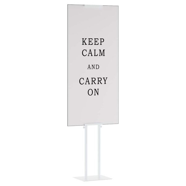 vidaXL Espositori per Fiere 2 pcs Bianco 30 x 23,5 x 210 cm Acciaio