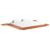 vidaXL Giroletto Futon Giapponese in Legno Massello Acacia 200x200 cm