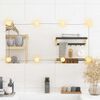 vidaXL Specchio da Parete con Luci LED 40x80 cm Vetro Rettangolare