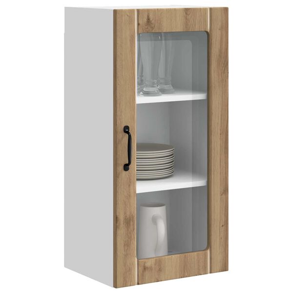 vidaXL Mobile da cucina con porta Rovere artigianale 40 x 31 x 80 cm