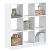 vidaXL Libreria Bianca 102x32x108 cm in Truciolato