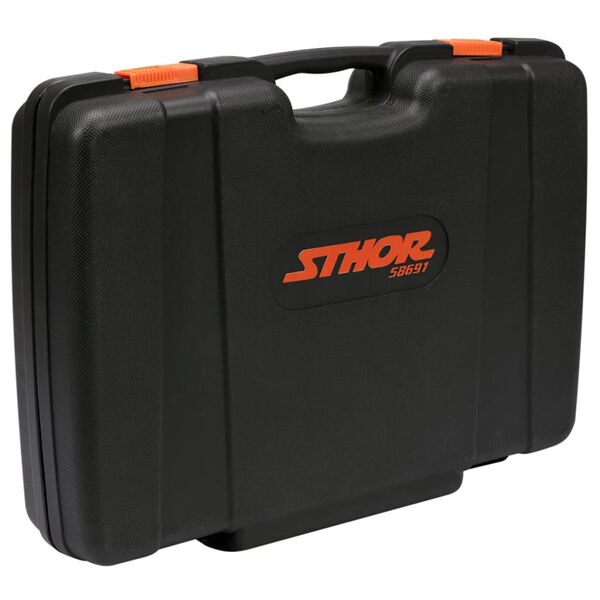 Sthor Set di Chiavi a Bussola a Cricchetto 216 pz in Metallo 58691