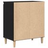 vidaXL Credenza Nero 60 x 35 x 70 cm Legno multistrato