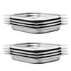 vidaXL Contenitori Gastronorm 8 pz GN 1/2 40 mm in Acciaio Inox