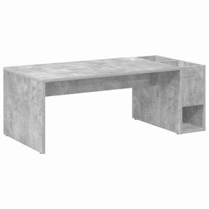 vidaXL Tavolino da salotto Grigio cemento 101,5 x 50 x 37 cm