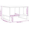 vidaXL Tavolino Salotto Rovere Sonoma 60x50x36,5 cm Legno Multistrato