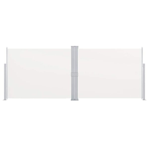 vidaXL Tenda da Sole Laterale Retrattile Crema 170x1000 cm