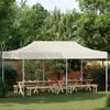 vidaXL Tenda Pieghevole Pop-Up 3x6 m Bianco Crema