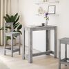 vidaXL Tavolo da Bar Grigio Cemento 102x50x103,5 cm Legno Multistrato