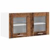 vidaXL Armadio pensile Legno Antico e Bianco 80 x 31 x 40 cm
