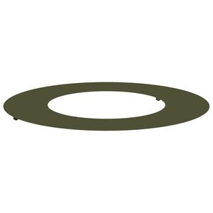 vidaXL Anello d'albero Verde oliva &Oslash;40/70 cm Acciaio laminato a freddo