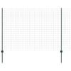 vidaXL Recinzione Euro con palo 10 x 1,5 m Acciaio rivestito in PVC