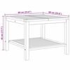 vidaXL Tavolino da salotto Marrone 60 x 60 x 45 cm