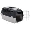vidaXL Trasportino per Animali Domestici Grigio e Nero 61x40x38 cm PP