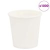 vidaXL Bicchieri da Caff&egrave; in Carta 1000 pz 4oz 100ml Bianco
