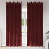 vidaXL Tende oscuranti 2 pcs Rosso Vino 140 x 225 cm Velluto