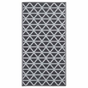 vidaXL Tappeto da Esterni ARAKIL Nero 120x180 cm in PP