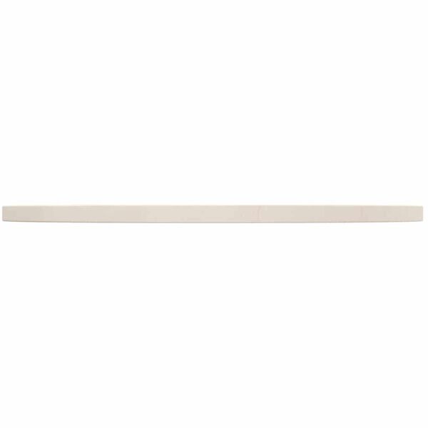 vidaXL Piano Tavolo Bianco Ø70x2,5 cm in Legno Massello di Pino