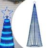 vidaXL Albero di Natale a LED 475 LED Blu 247 cm