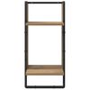 vidaXL Set mensole da parete 6 pcs Rovere artigianale 100 x 25 x 30 cm