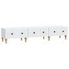 vidaXL Mobile TV Bianco 147 x 34,5 x 30 cm Legno ingegnerizzato